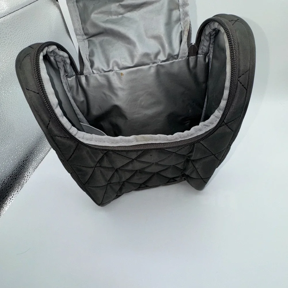 Storksak Bobby Diaper Bag Bottle Bag Pacifier Bag Gray Changing Pad 4‎ Piece Set